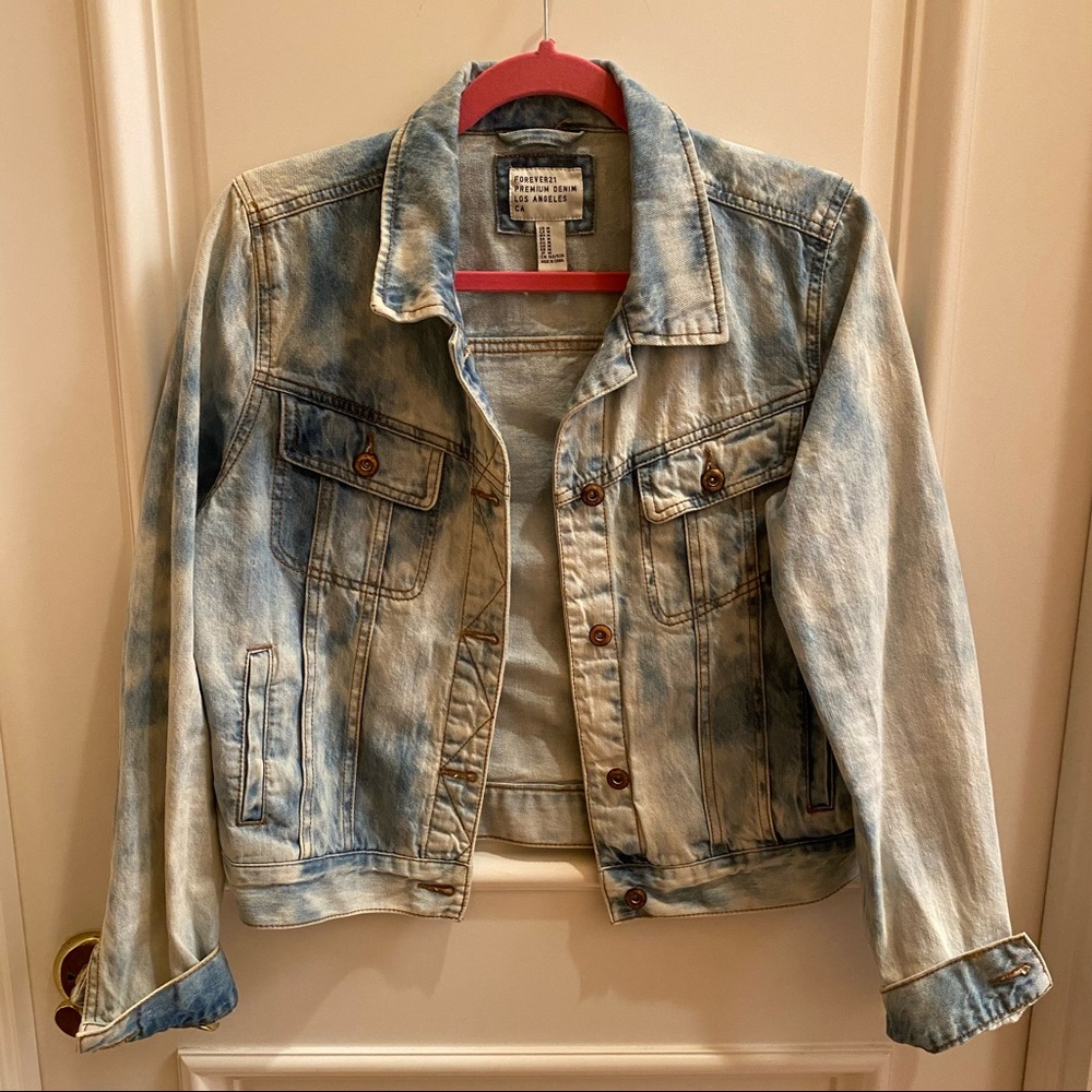 Acid Wash Denim Jacket